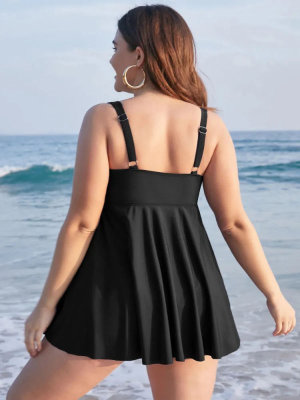 Striped Contrast Dolman Sleeve V Neck T-shirt