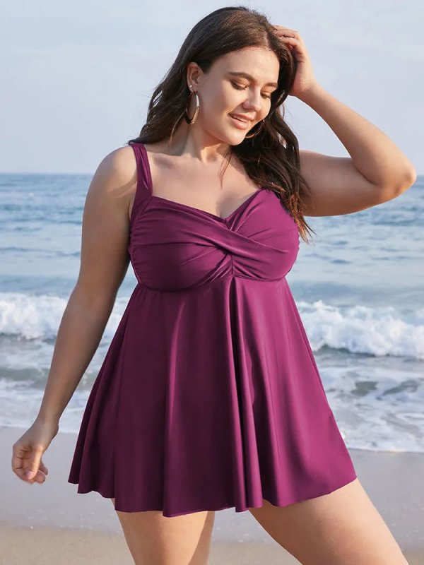 Striped Contrast Dolman Sleeve V Neck T-shirt