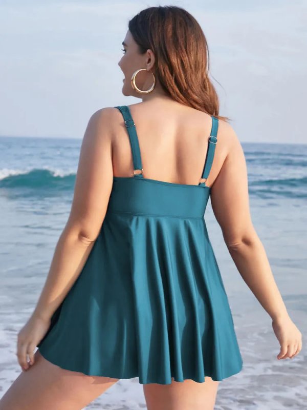 Striped Contrast Dolman Sleeve V Neck T-shirt