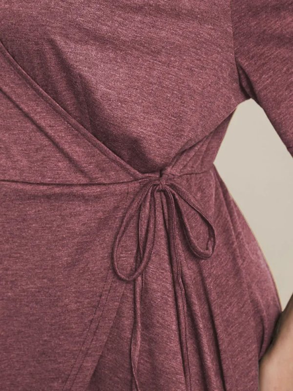 Solid Button V Neck Ruffles Blouse